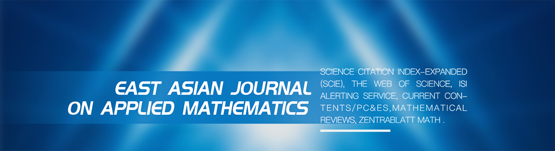 East Asian Journal on Applied Mathematics EAJAM